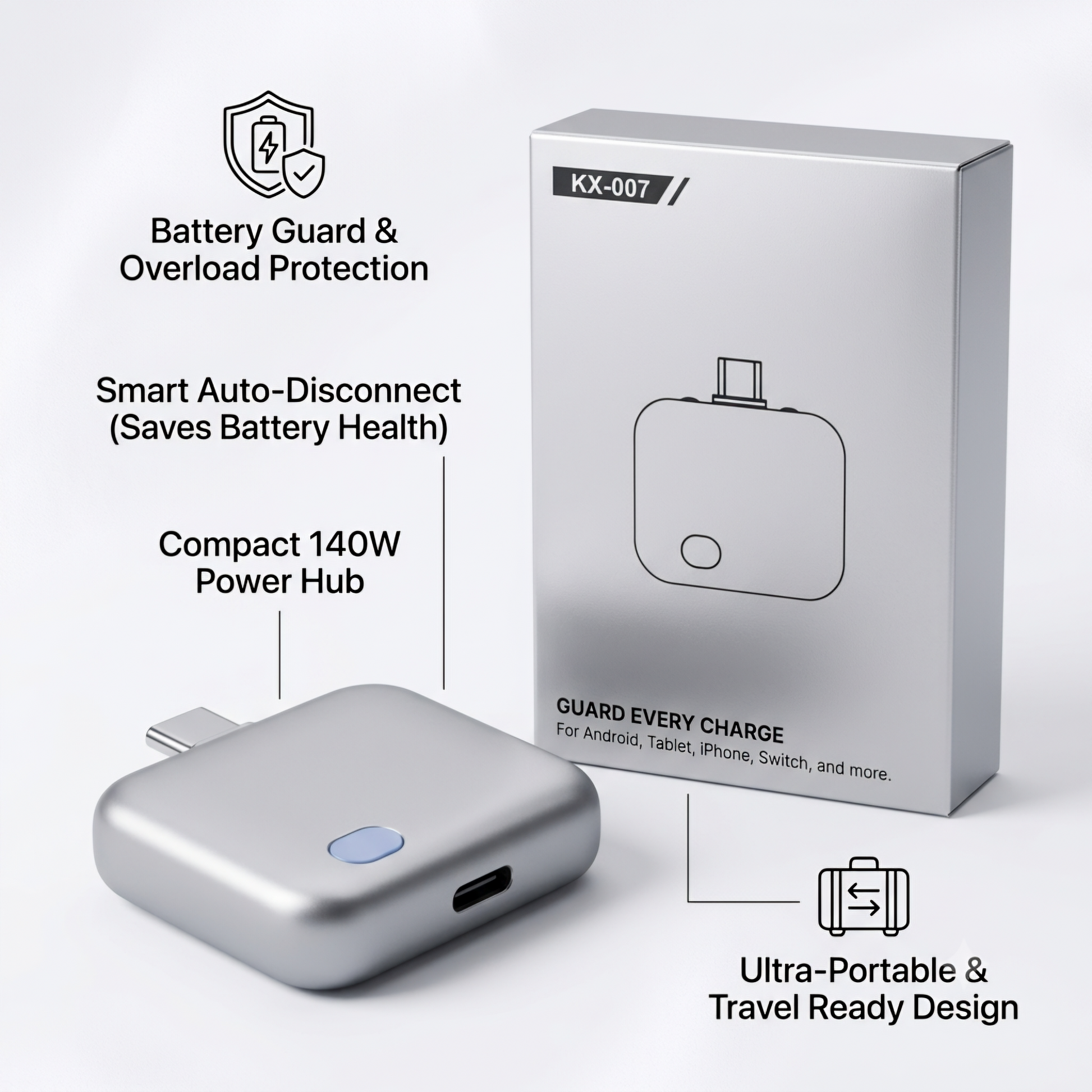 Smart Auto Disconnect Fully Charged Separator Auto Cut Off Charger Aduptor