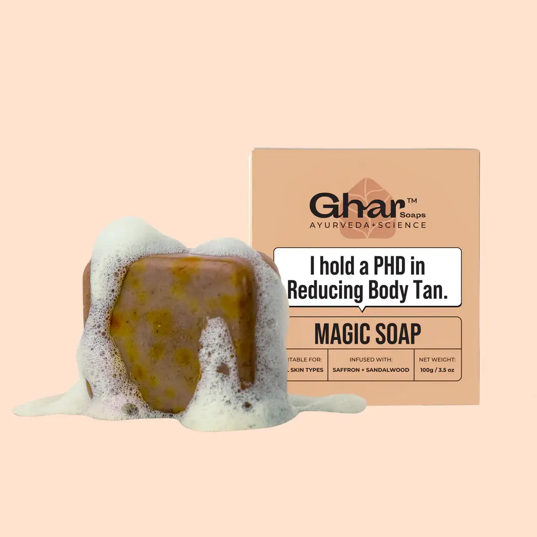 Magic Soap Saffron and Sandalwood Ghar Soaps