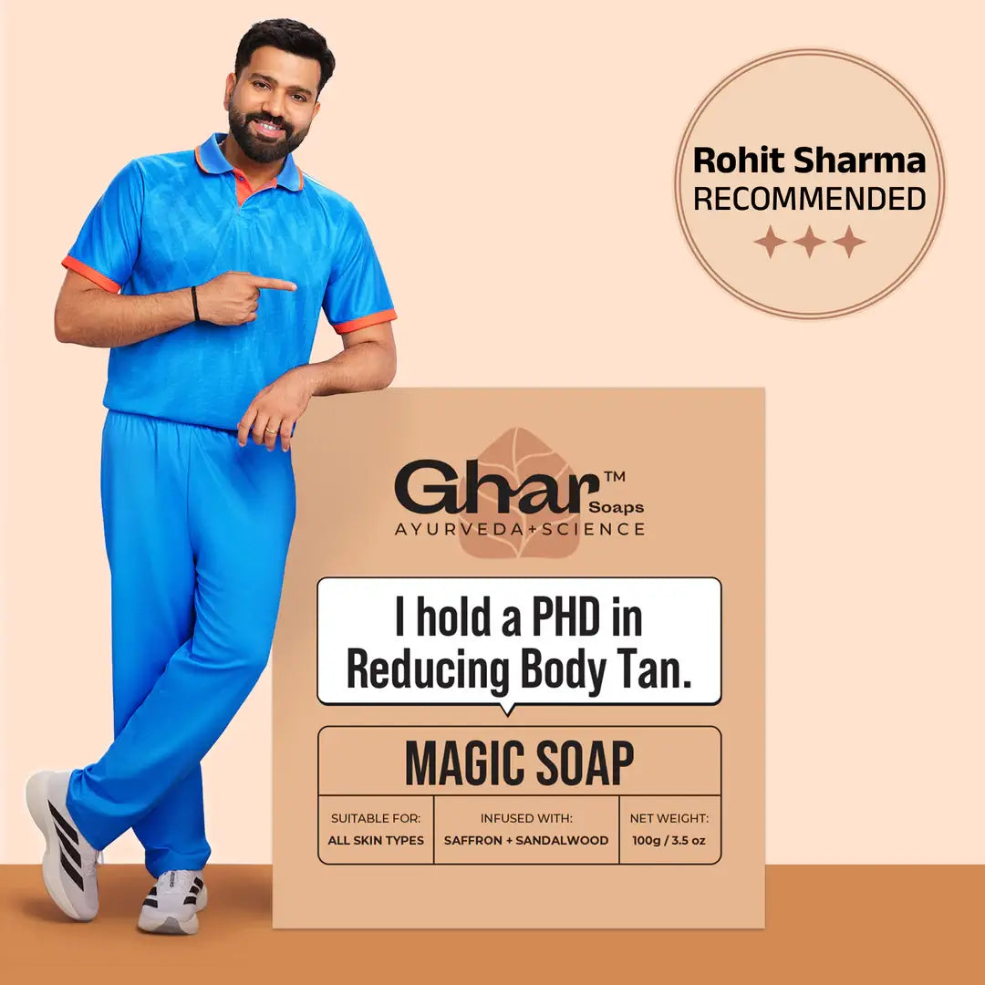 Magic Soap Saffron and Sandalwood Ghar Soaps