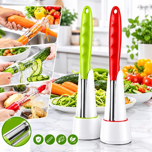 Stainless Steel Multi-functional Household Storage Fruit Vegetable Peeler
