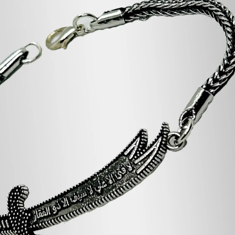 Italian Style Chain Steel Zulfiqar Bracelet